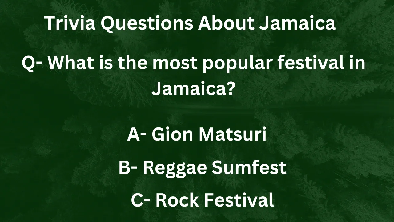 Trivia Questions About Jamaica