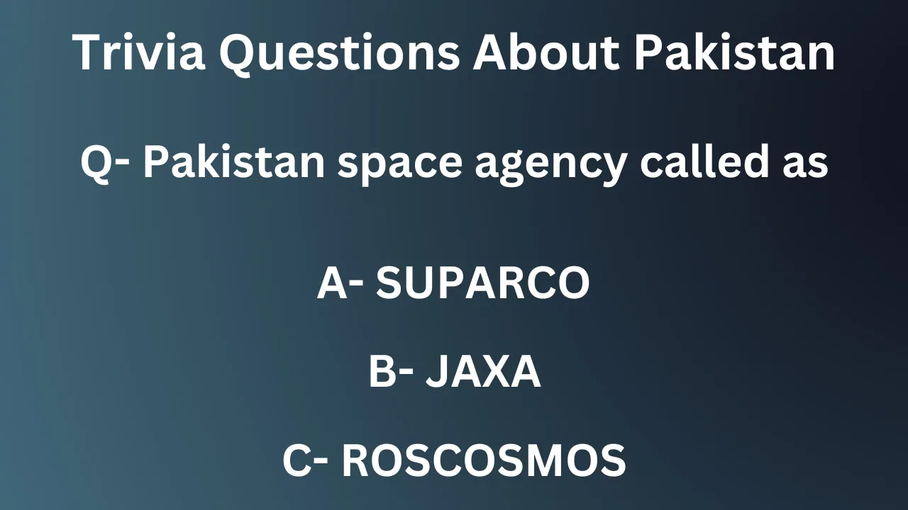 Trivia Questions About Pakistan