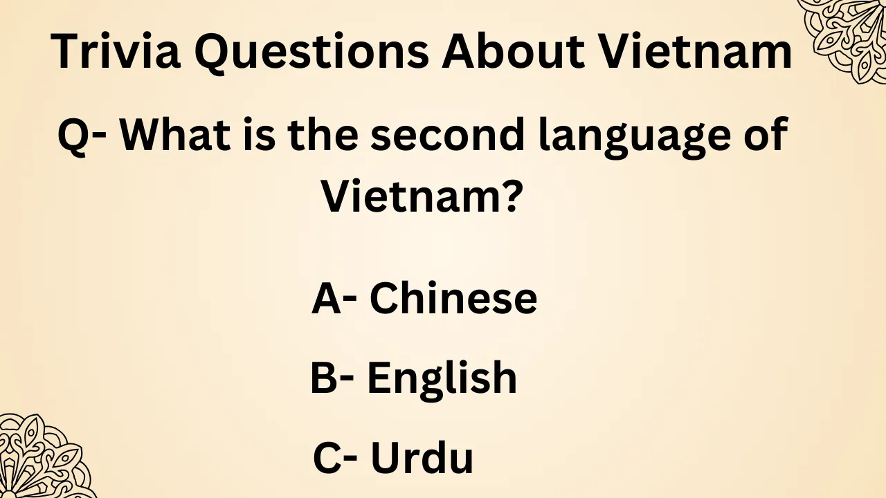 Trivia Questions About Vietnam