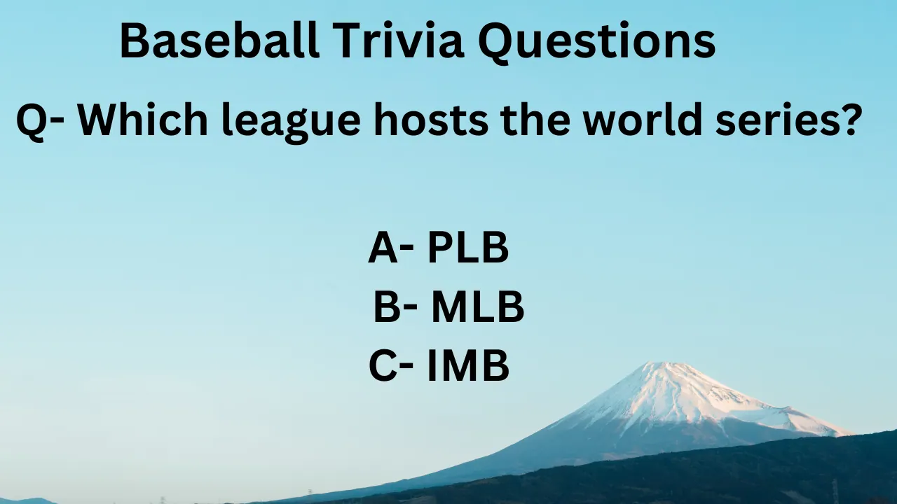 Baseball Trivia Questions