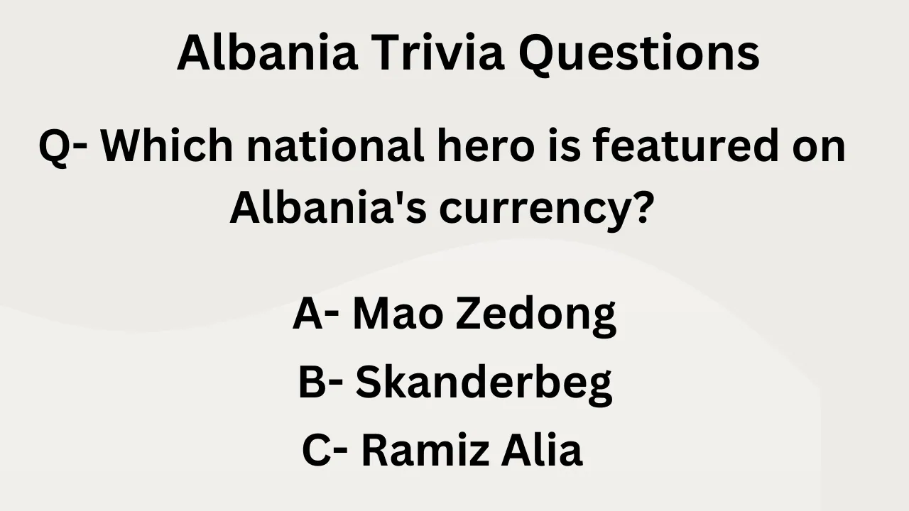 Albania Trivia Questions