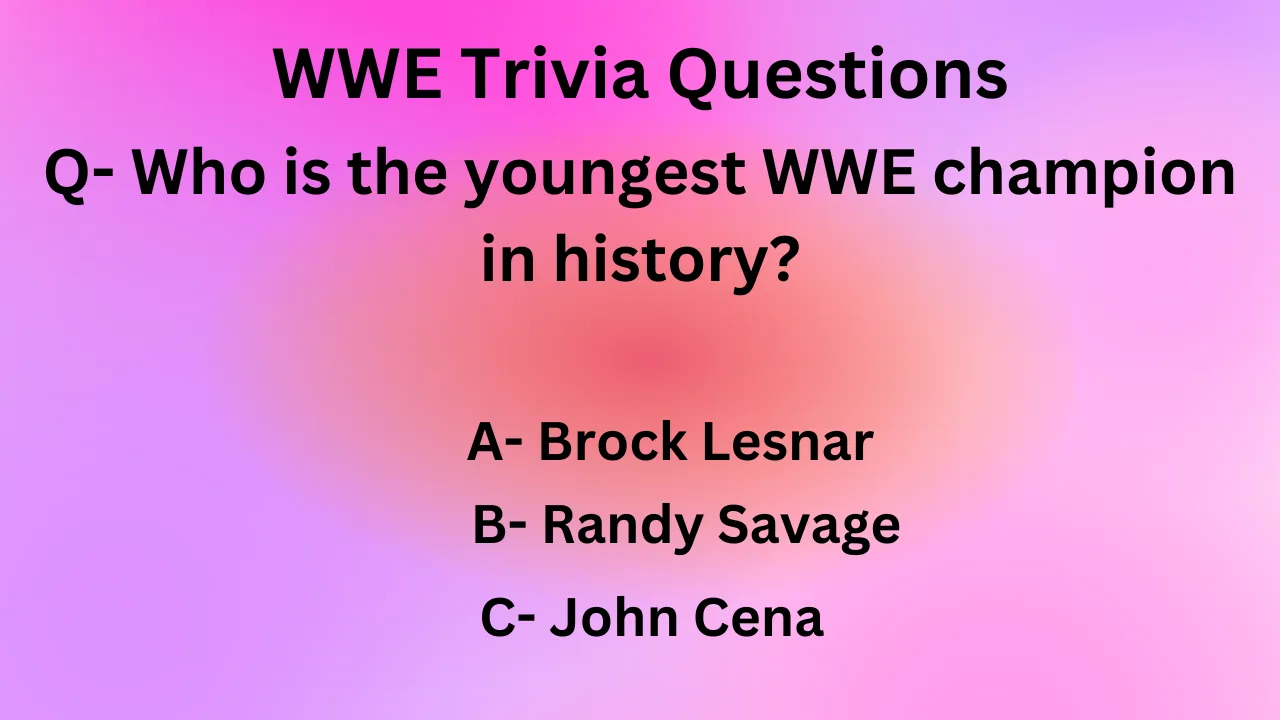 WWE Trivia Questions and Answers